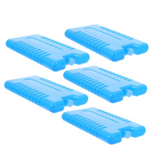 5pcs Reusable Ice Packs for Coolers and Freezers Leakproof Durable Set for Food Transport