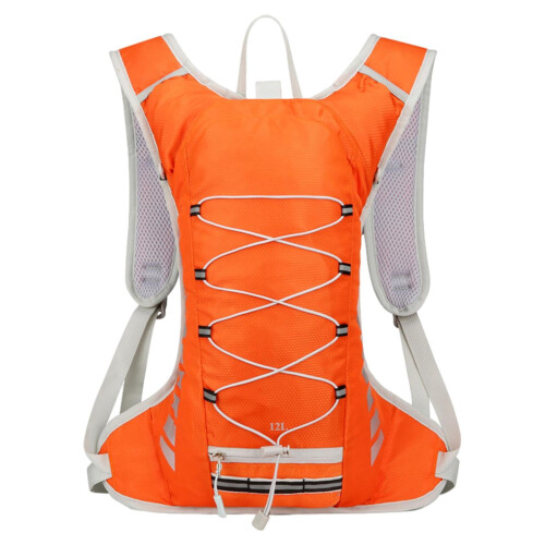 Lightweight Hydration Backpack for Hiking and Cycling, Large Capacity with Breathable Back Panel and Adjustable Straps