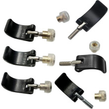 Trekking Pole Replacement Clips 6PCS, Quick Flip Lock Clamps for Hiking Poles, Fits 14 16 18mm