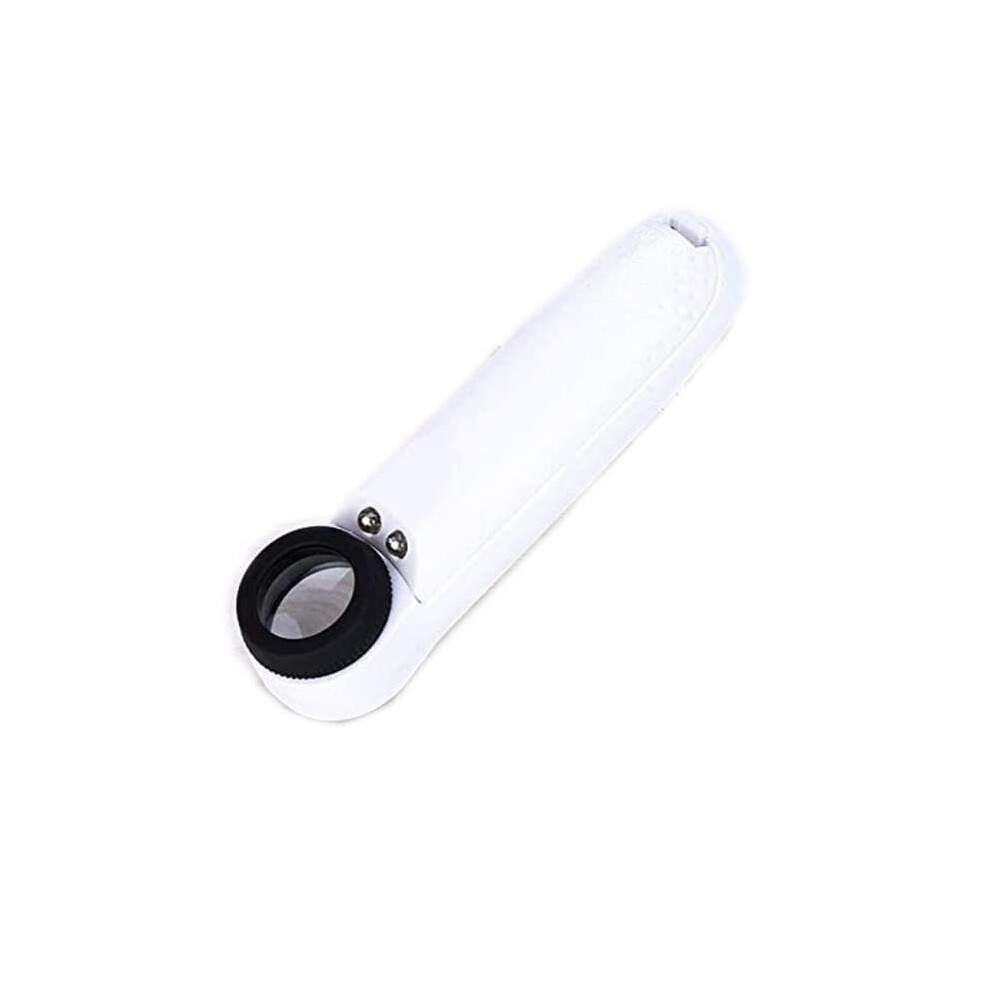 40X Jewelers Loupe with Dual LED Light Magnifying Glass for Jewelry Coins and Stamps + Carry Pouch