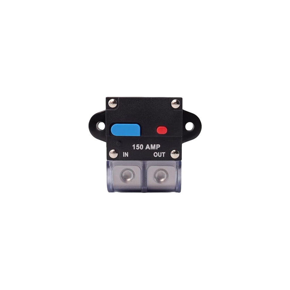 150A Manual Reset Circuit Breaker Waterproof Fuse Holder For Car Audio Marine 12Vâ48V Dc Reliable Protection 9045646521701