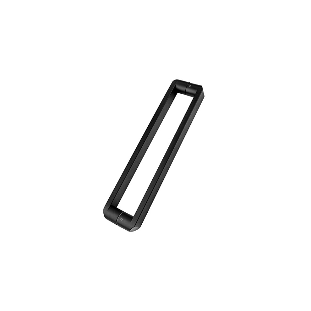 Black Stainless Steel Sliding Door Handle, Modern Dualsided Barn Door Pull For Interior Exterior, 31.5Cm 9351714731553
