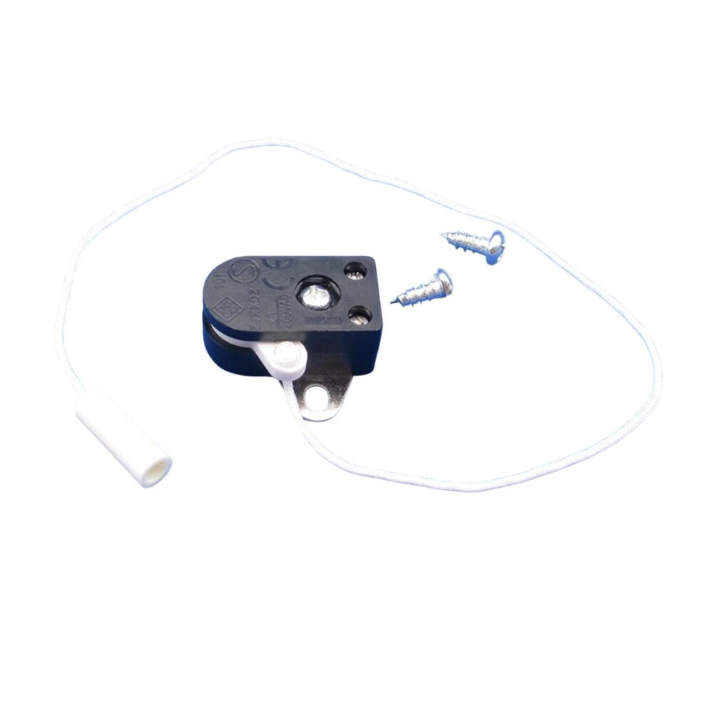 2A 250V Pull Cord Ceiling Light Switch With Screws, Reliable Pull Control For Wall And Bedside Lamp 9351714731430