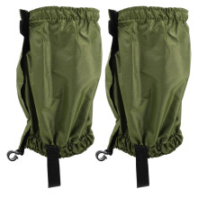 2pcs Waterproof Hiking Gaiters Lightweight Leg Protection for Snow Mud Skiing Walking