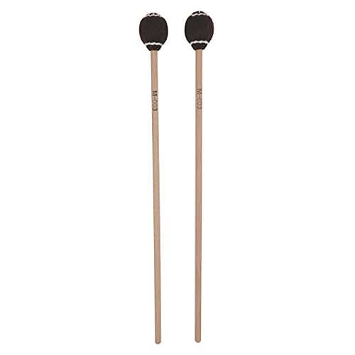 Marimba Drumsticks Pair with Ergonomic Maple Handle, Balanced Weight and Comfortable Grip 1