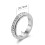 Drehbarer Anti-Stress-Ring Silver 2