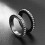 Drehbarer Anti-Stress-Ring Silver 5