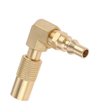 Propane Quick Connect Adapter 1/4 Inch 90 Elbow Kink for RV and 17/22 Inch Tabletop Grills