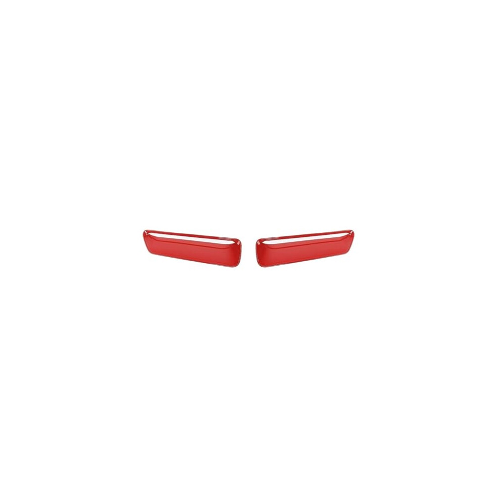 Door Handle Scratch Protector Set For Dodge Challenger 20152019, 2Pcs Adhesive Cup Guards Red 9045646522456