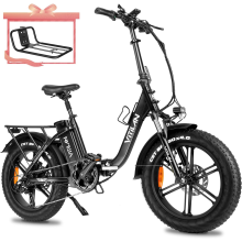 VITILAN U7 48V 20AH Electric Bike 750W 20" Folding E-MountainBike 100KM 7-Speed