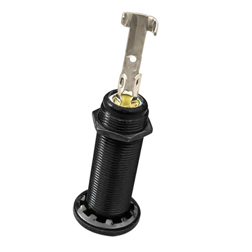 6,35 mm aluminium gitaaraansluitingen Socket-Zwart 1