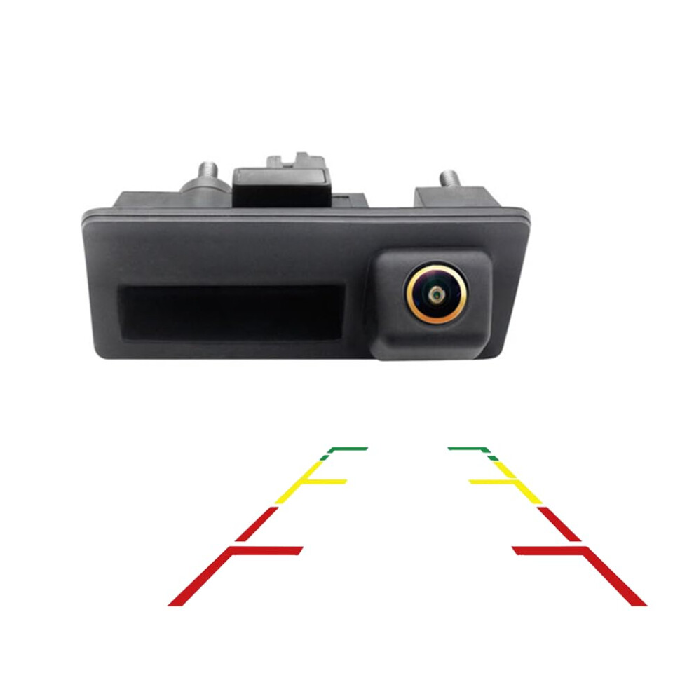 Car Rear View Camera For Audi A4 A4l A8 A8l Q3 A5 Q5 S5, Hd Night Vision 170 Wide Angle Waterproof Backup Camera Golden 9351714732505