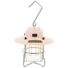 Rechargeable Vintage Camping Lantern, Bright LED Light for Outdoor Use, Hiking and Emergencies