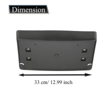 68293738AA Car Front Bumper License Plate Frame Bracket for JL 2018 2019 2020 2021 2022 2023 2024 Parts