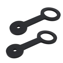 RV Shower Door Latch Strap Silicone 2 Pack Secure Locking Noise Reduction for Camper Motorhome