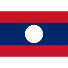 Laos flagga Laos
