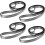 GRLIFE4PCS Nylon Klatrestropper 22KN Forlengelsesstropper Kompatible 1