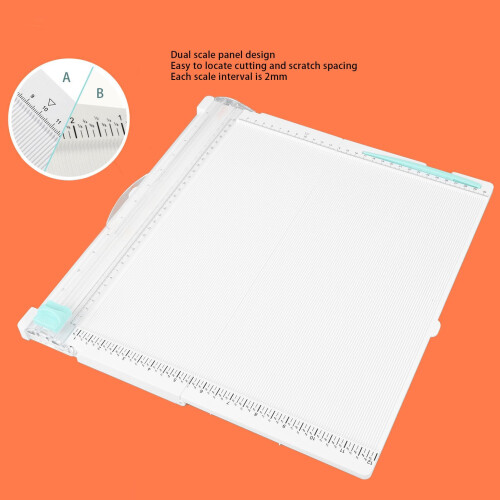 Paper Trimmer Scoring Board for Crafts, Precise Cuts and Scoring Accuracy for Card and Envelope Making 2