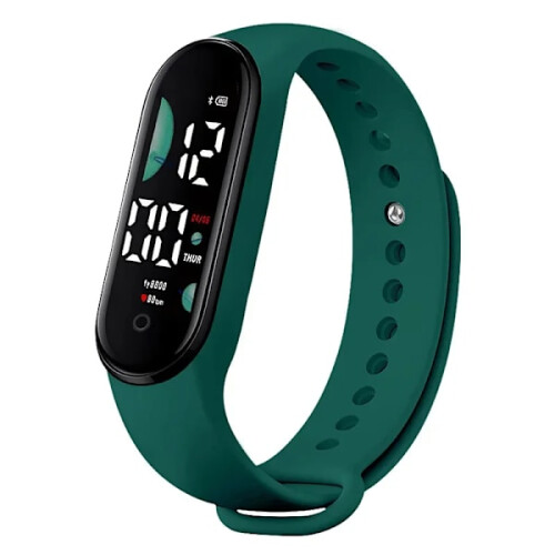Elektronisk LED Digital Armbandsur för Dammode Casual