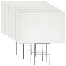17,60''x2,60'' Udendørs garagesalgsartikler Haveskilte (6 stk.)