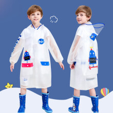 Shldybc Kids Hooded Rain Poncho Vanntett Vindjakke Kompatibel