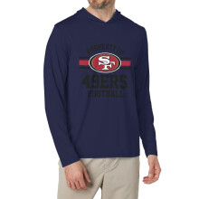 San Francisco49ers langermet t-skjorte med hette for menn