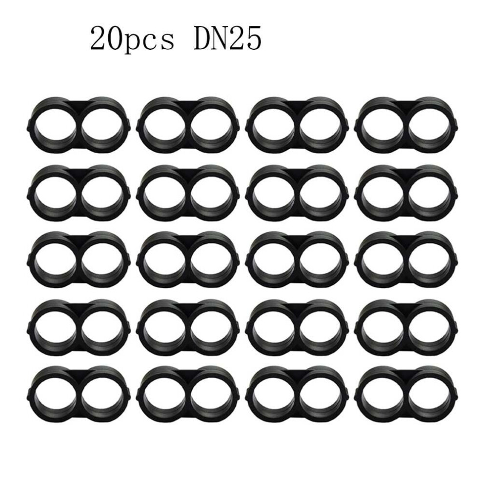 20Pcs 12/16/20/25Mm Barb Insert Figure 8 End Cap Off Plug Drip Tubing 9301715096335