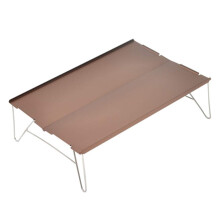 Portable Camping Table Aluminum Folding Outdoor Picnic BBQ Dining Table with Weatherproof Surface