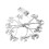 Pony Fairy Lights 10-LED Battery-Powered Waterproof String 1