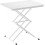 Wall Mounted Folding Table with Adjustable Height, Space Saving Fold Down Design for Kitchen, Balcony, RV, White 1