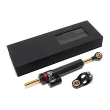 Carbon Fiber Motorcycle Steering Damper for Kawasaki ZX12R 20002005, Adjustable Stabilizer for Smooth Ride Handling