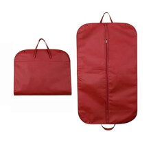 Breathable Nonwoven Garment Bags for Hanging Clothes with Carry Handles, Dustproof Suit Covers 60x100cm for Travel and Storage