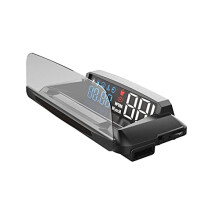 Car HUD Display 5 Inch Windshield Head Up Display with Clear Mirror Projection, GPS Speed and Six Display Modes