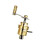 Stable Copper Colored Mainspring Winding Tool Metal-No8200 1