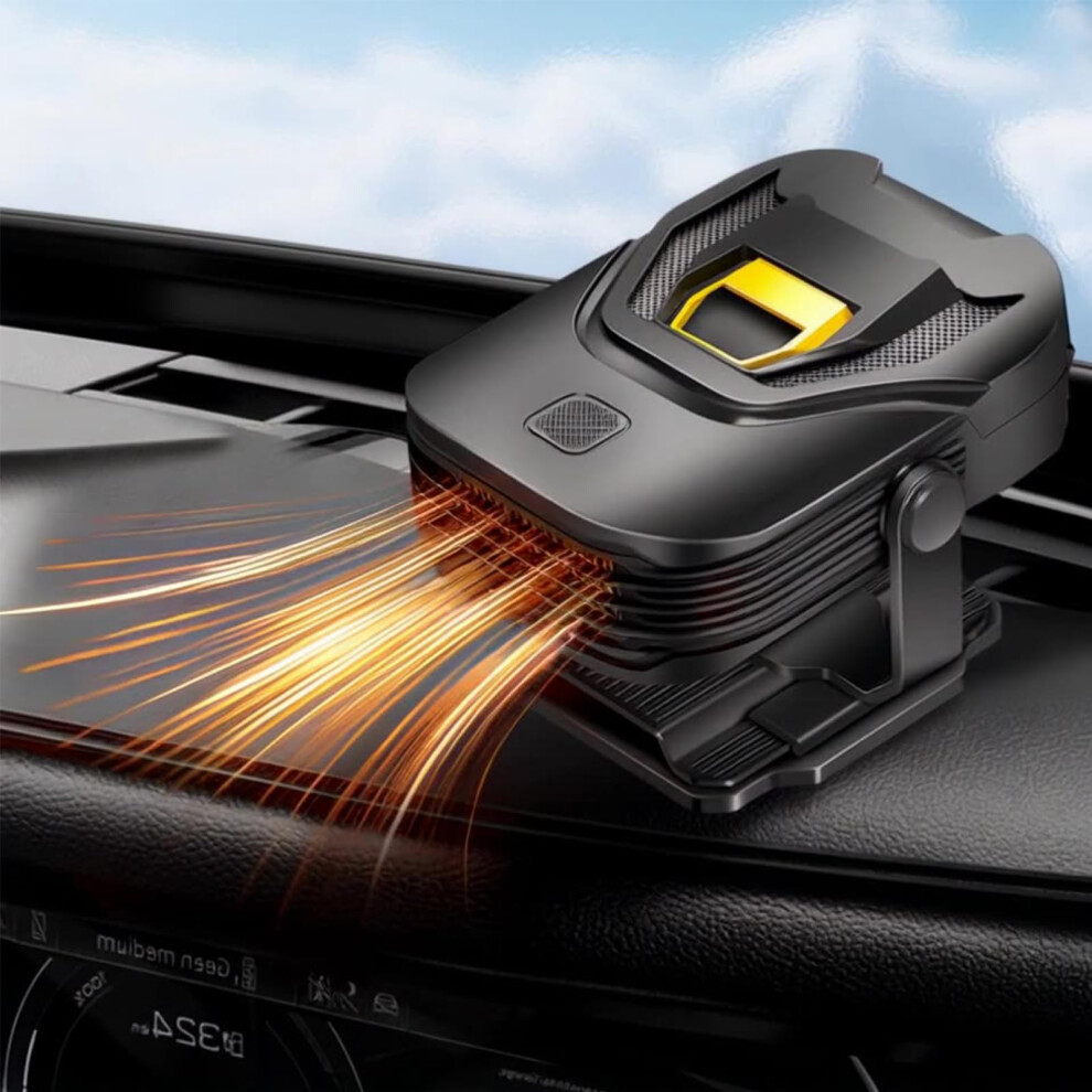12V 150W Car Heater Defroster And Defogger, Fast Heating 2 In 1 Dual Mode For Windshield And Vehicle 9351714734097
