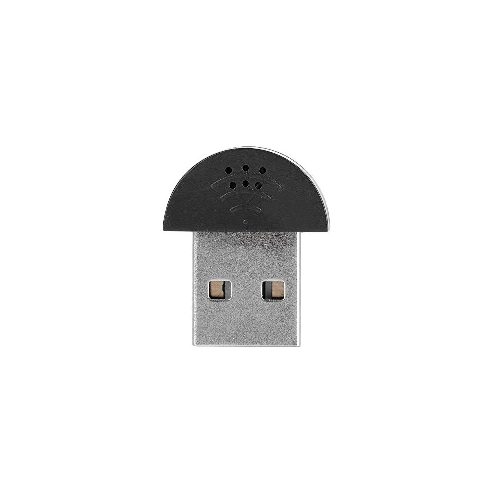 Usb Microphone With Noise Reduction, 360 Omnidirectional Pickup, Plug And Play For Pc Laptop Black 9351714734189