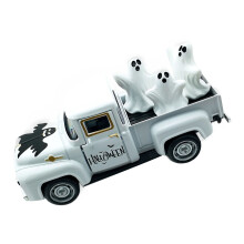 Spookachtige vrachtwagen collectible gedetailleerde-Wit
