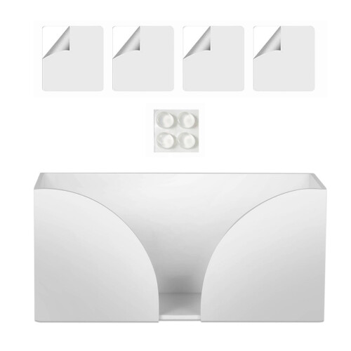 Practical Paper Towel Rack Nonslip Kitchens Counter-White