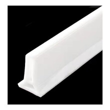 Silicone Shower Water Dam 5m Clear Collapsible Threshold Water Barrier Strip for Bathroom and Kitchen