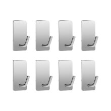 High Capacity Adhesive Holders for Bathroom Kitchen-Silver