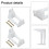 Barn Door Floor Guide Roller 16 Sets for Sliding Barn Door Hardware – Smooth Sliding Control, AntiSway Stability 3