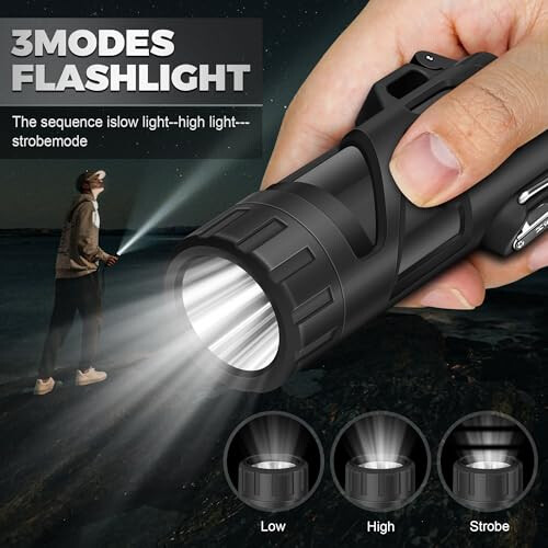 Electric Arc Lighter with Flashlight, Dual Arc Plasma, IP56 Waterproof USB TypeC Rechargeable for Camping 2