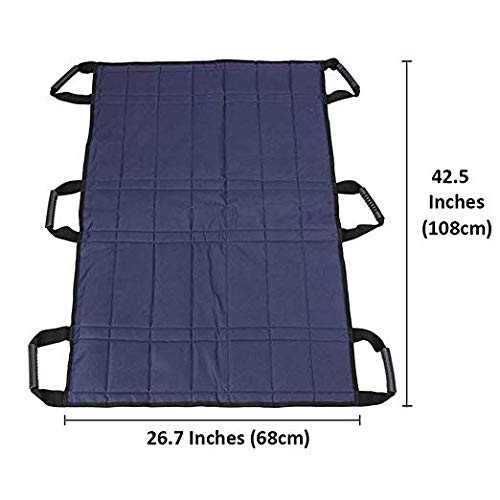 Patient Transfer Pad for Bedridden Seniors, Durable Polyester Sheet with Stable Support Design 1