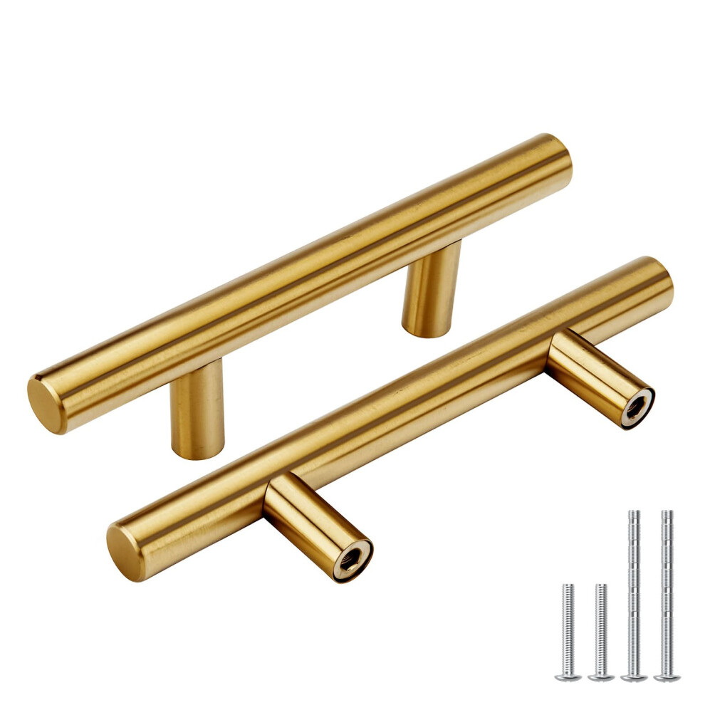 15 Pack Gold Cabinet Pulls 3 Inch Drawer Handles, FadeâResistant Finish For Kitchen And Dresser 9045646510750
