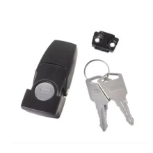 XJJDKS1 Zinc Alloy Toggle Latch Lock for Cabinet, Chrome or Black with/without Key, Consistent Finish