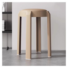 Stackable Plastic Office Stools Set of 2, Backless Ergonomic Comfort Seat, Waterproof Easy Clean