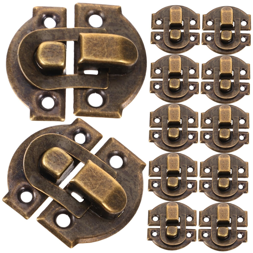 30Pcs Antique Hasp Latch Buckle Set For Decorative Boxes And Suitcases, Vintage Lock Design 9045646511078