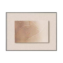 Modern Wall Mounted Electrical Panel Cover Artwork, Dustproof Waterproof Meter Box Painting, Black 70x50cm