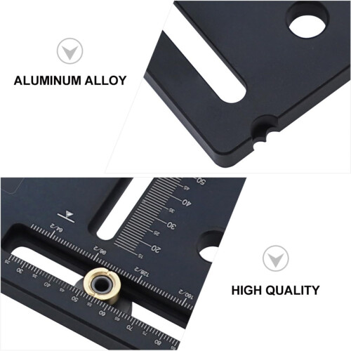 Cabinet Hardware Jig for Precise Hole Positioning, Adjustable Alloy Drill Guide for Cabinet Handles and Drawer Pull Installation 2