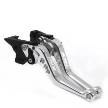 CNC Aluminum Short Adjustable Brake Clutch Levers for Honda XADV 750 20172020 Silver